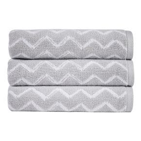 Black silver towels sale
