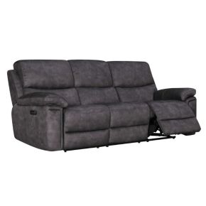 Casa Keane 3 Seater Double Power Recliner Fabric Sofa