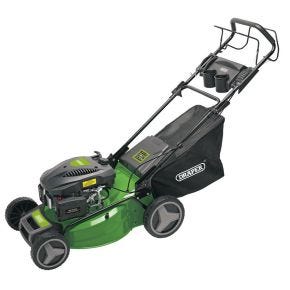 Draper LMP510 Self-Propelled Steel Deck Petrol Lawn Mower, 510mm