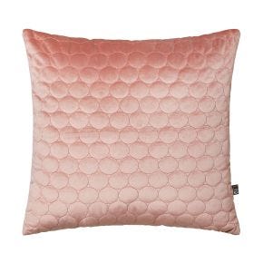 Scatter Box Halo Quilted Velvet Cushion, Blush