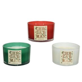 Kaemingk Christmas Gift Box Candle, 8cm