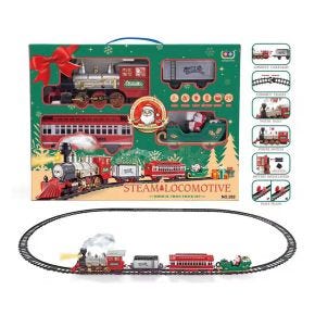 Festive Battery Operated 29 Piece Christmas Train Set