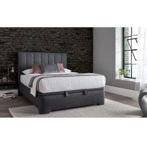 Casa Macy Double Ottoman Bed Frame, Pendle Slate