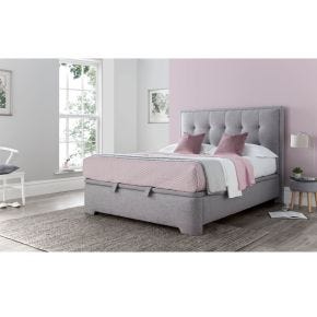 Casa Freddie Double Ottoman Bed Frame, Marbella Grey