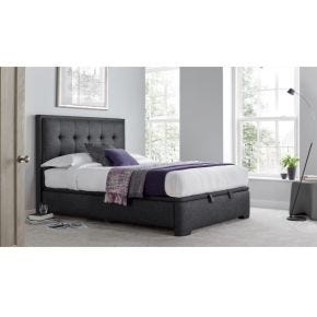 Casa Freddie King Size Ottoman Bed Frame, Pendle Slate