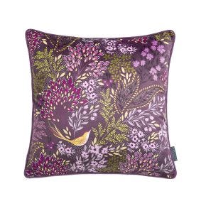 Sara Miller Songbird Cushion, Plum