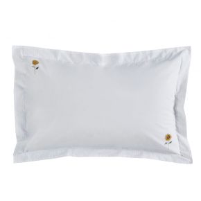 Sophie Allport Sunflower Oxford Pillowcase Pair, White