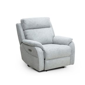 Casa Shiraz Fabric Power Recliner Armchair with Head Tilt