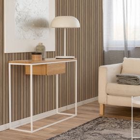 Graham & Brown Wooden Slat Panel Wallpaper, Natural