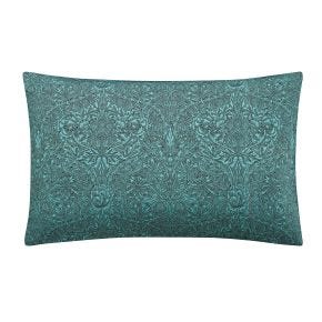 Morris & Co Honeysuckle & Tulip Standard Pillowcase Pair, Teal