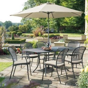 Kettler Caredo Garden Dining Set, 6 Seater