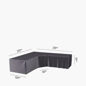 Aercover Outdoor Trapeeze Corner Cover, 270x270x100x70cm