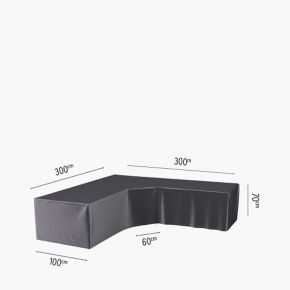 Aercover Outdoor Trapeeze Corner Cover, 300x300x100x70cm