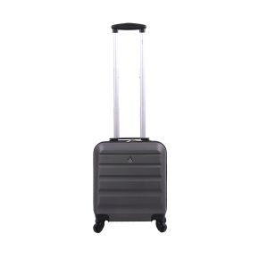 Aerolite easyJet Hard Shell Under Seat Suitcase, Charcoal 