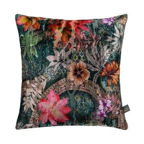 Scatter Box Havana Velvet Cushion, Teal