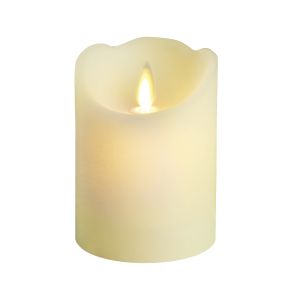 Kaemingk LED Waving Candle, Small, Cream & Warm White