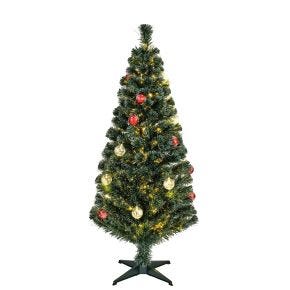 Kaemingk Everlands Londen/London Fibre Optic Christmas Tree, 5ft