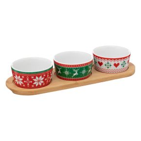 Feeric Bamboo Serving Bowl Set
