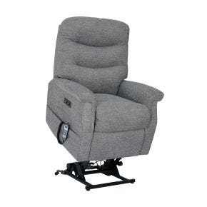 Celebrity Hollingwell Grande Lift & Rise Power Recliner Fabric Armchair, Elgin Storm