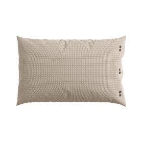 Bedeck of Belfast Umma Standard Pillowcase Pair, Charcoal & Gold