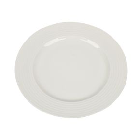 Casa Embossed Side Plate, 20cm, White