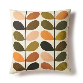 Orla Kiely Multi Stem Feather Cushion, Auburn