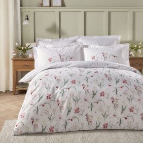 Sophie Allport Tulip Duvet Set, Single, White