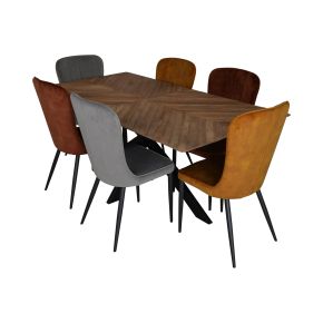 Casa Cadiz Table & 6 Chairs Dining Set
