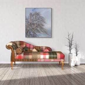 Casa Patchwork Chester Left Hand Fabric Chaise Sofa