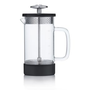 Barista & Co Core Glass Coffee Press, 3 Cup, Black