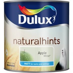 Dulux Matt Emulsion Paint, 2.5L, Apple White