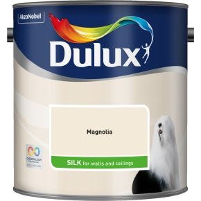 Dulux Silk Emulsion Paint, 5L, Magnolia