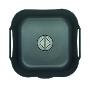 ReBorn Recycled Washing Up Bowl, Dark Grey 