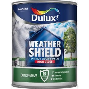 Weathershield Exterior High Gloss Paint, 750ml, Buckingham