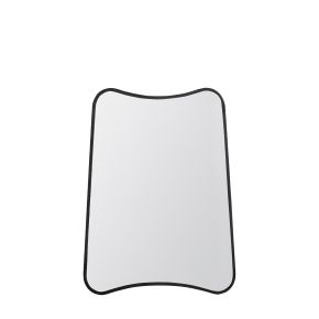 Gallery Kurva Rectangular Mirror, 81x61cm, Black