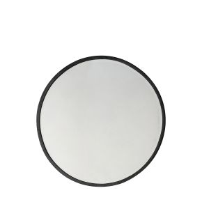 Gallery Higgins Round Mirror, 80x80cm, Black
