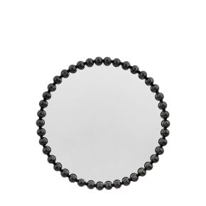 Gallery Ceretti Round Mirror, 80x80cm, Black