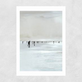 Beachy Printed Artwork by Dan Hobday, A2