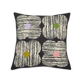 Orla Kiely Textured Flower Cushion, Slate