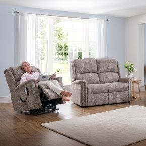 Celebrity Farndon 3 Seat Fabric Sofa, Luna Silver