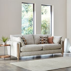 Casa Ascot 3 Seater Fabric Sofa, Knowle Marine