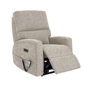 Celebrity Southwell Power Fabric Recliner Armchair, Hessian Llama