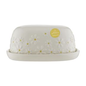 Price & Kensington Dasiy Butter Dish, Cream