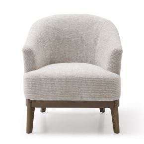 Casa Elsie Fabric Accent Chair, Natural