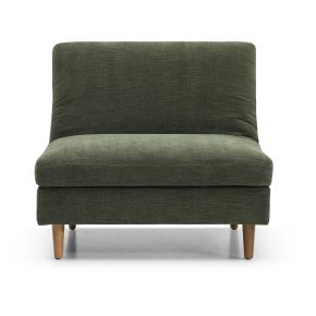 Casa Selina Fabric Accent Chair, Olive
