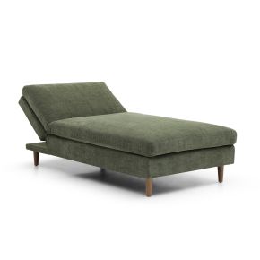 Casa Selina Fabric Chaise, Olive
