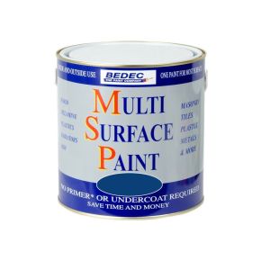 Bedec Soft Gloss Multi Surface Paint, 750ml, Oxford Blue