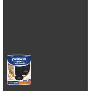 Johnstone's Exterior Gloss Paint, 750ml, Black