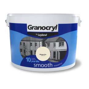 Granocryl Smooth Masonry Paint, 10L, Magnolia
