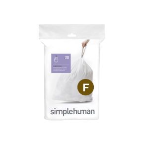 Simplehuman CW0165 Bin Liners 25L, Code F, Pack of 20